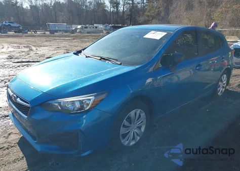 2018 Subaru Impreza 2.0I z USA, uszkodzony, nr VIN 4S3GTAA6XJ3704463